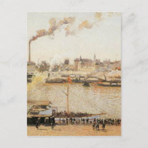 Rouen, Saint Sever Morning by Camille Pissarro Postcard