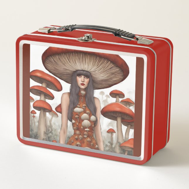 Rouge Fungirl Metal Lunch Box (Front)