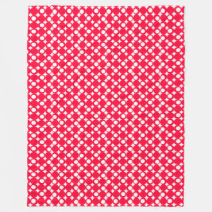 Rouge Mod Ball Design @ Emporio Moffa Fleece Blanket