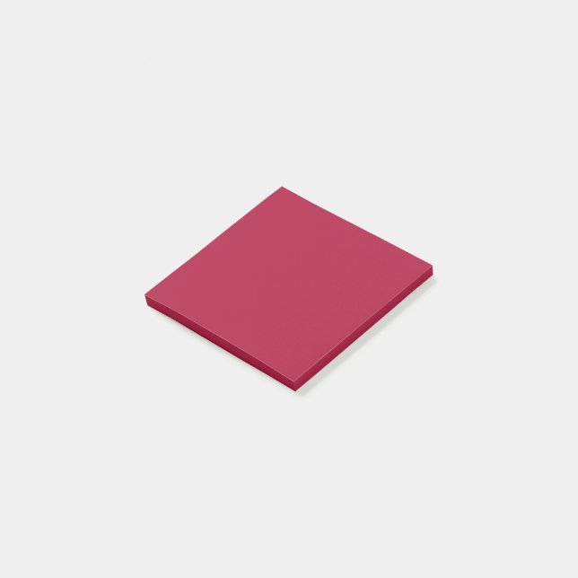 Rouge (solid colour) post-it notes (Angled)