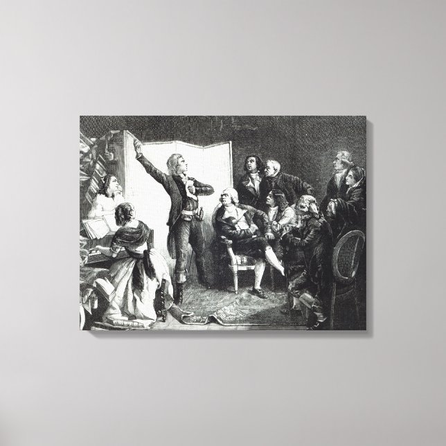 Rouget de L'Isle Canvas Print (Front)