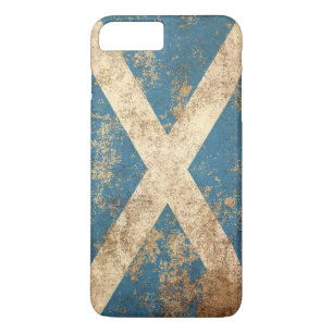 Rough Aged Vintage Scottish Flag iPhone 8 Plus/7 Plus Case