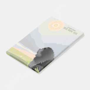 ROUGH BLACK CHOW Sticky Notes