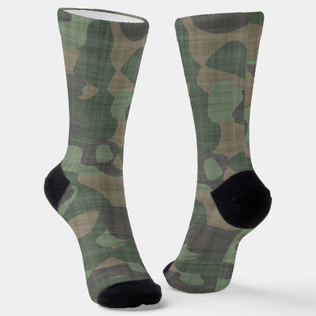 Rough camo abstract socks (Angled)