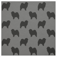 Rough Chow Chow Dog Silhouettes Patterned