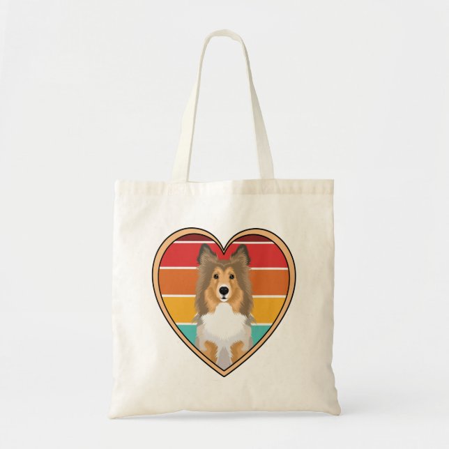 Rough Coat Collie Tote Bag (Front)