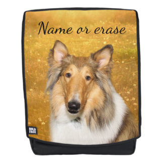 Rough Collie Backpack