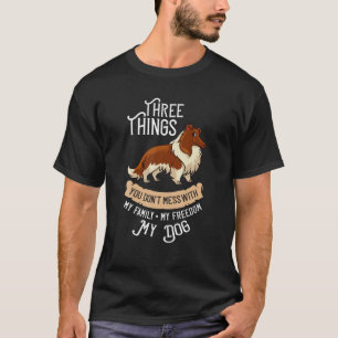 Rough Collie Dog Puppies Owner Lover T-Shirt