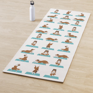Rough Collie dog Yoga Mat