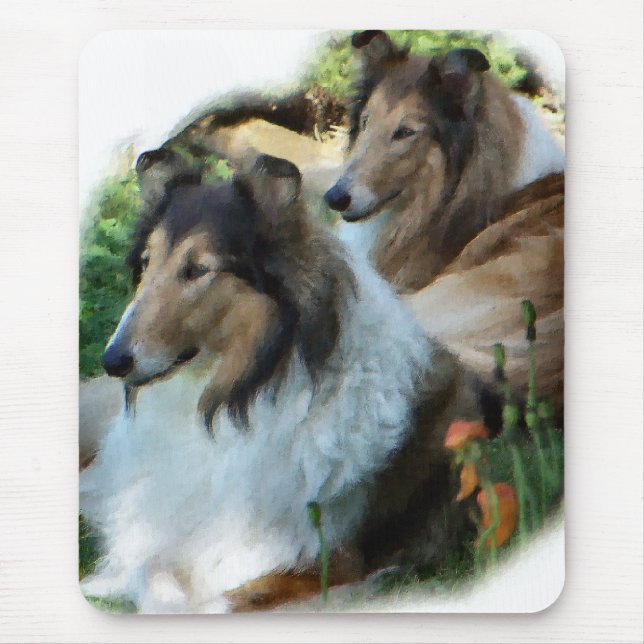 Rough Collie Gift of Art Mouse Mat (Front)