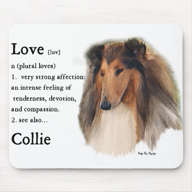 Rough Collie Gifts Mouse Mat (Front)