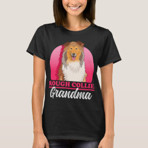 Rough Collie Grandma Long-Haired Collies Dogs T-Shirt