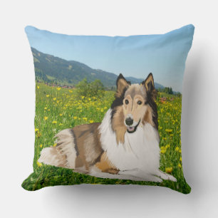 Rough Collie, Long Haired Collie Cushion