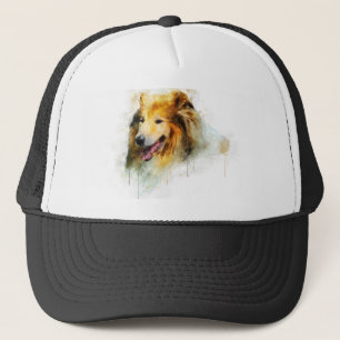 Rough Collie / Long-haired Collie Trucker Hat