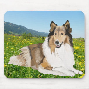 Rough Collie Mouse Mat