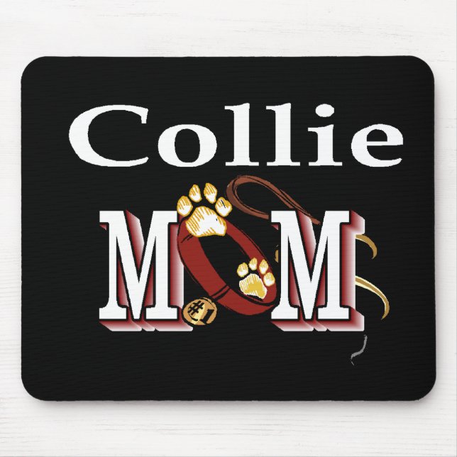 Rough Collie Mum Gifts Mouse Mat (Front)
