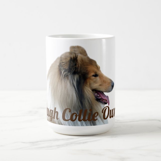Rough Collie owner Coffee Mug (Center)