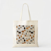 Rough Collie Paws and Bones Tote Bag