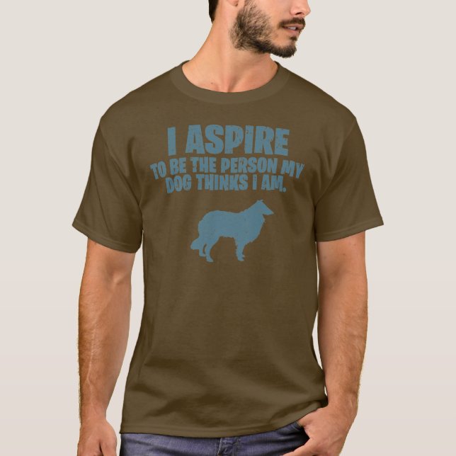 Rough Collie T-Shirt (Front)
