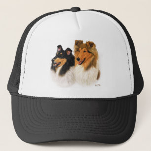 Rough Collie Trucker Hat
