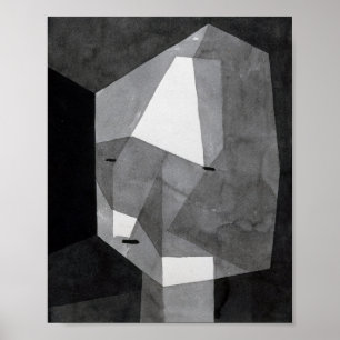 Rough Cut Head : Paul Klee 1935 Poster