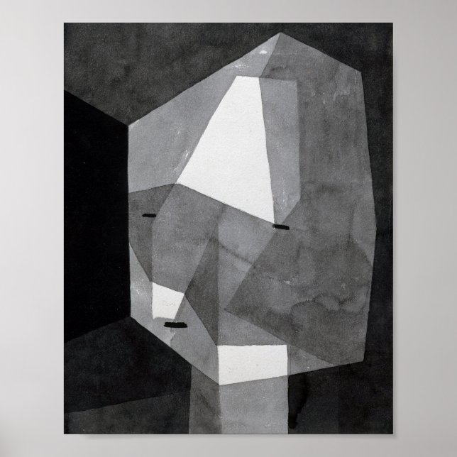 Rough Cut Head : Paul Klee 1935 Poster (Front)