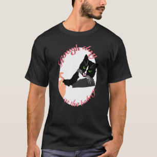 Rough Day At The Bakery (White Background) Cats T-Shirt