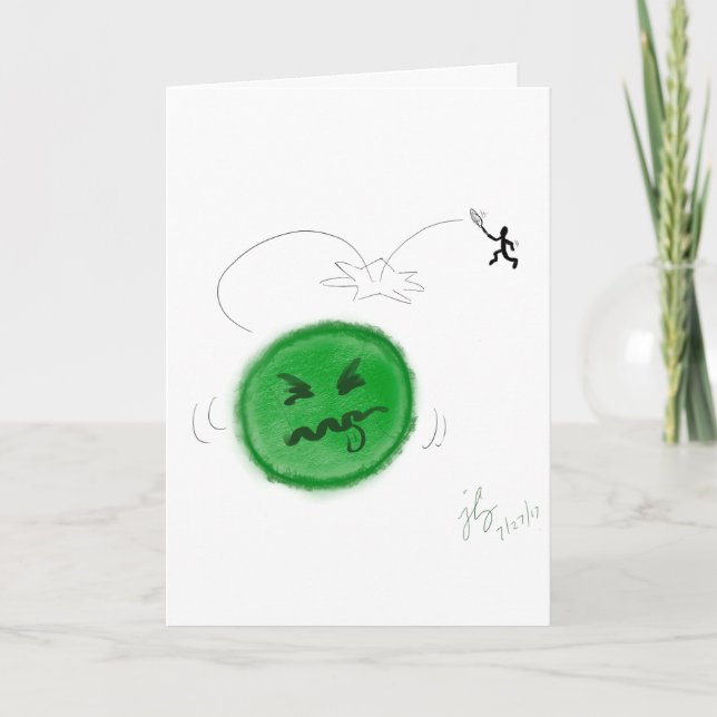 Rough Day greeting card (Front)