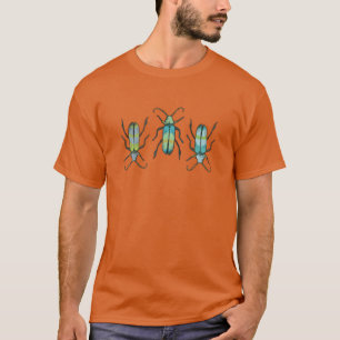 Rough drawing graphic bugs latipes insect t-shirt
