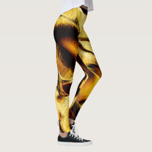 Rough dunes in burnt gold leggings