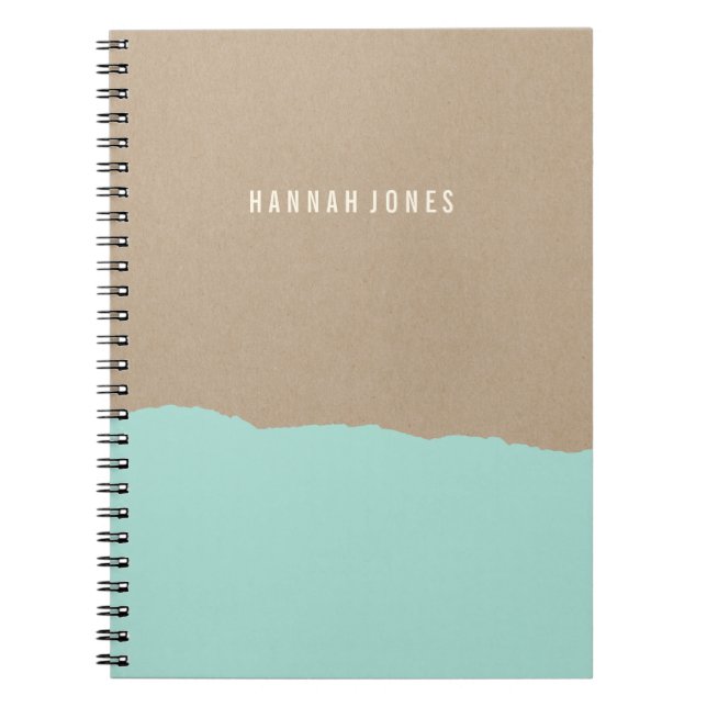 Rough Edge Journal - Aqua (Front)