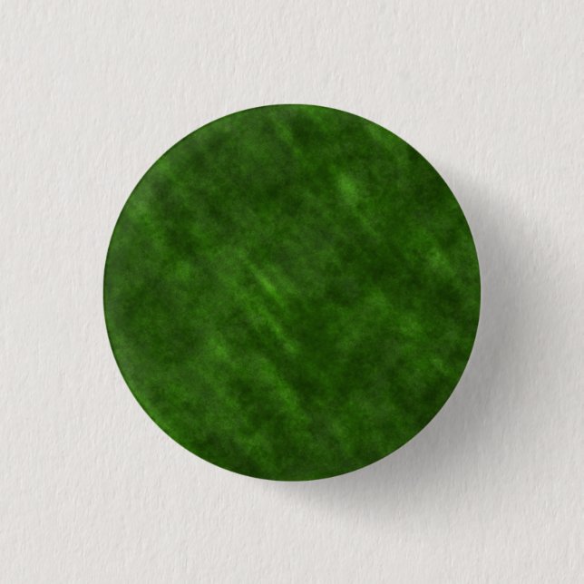 Rough Grungy Velvet Texture: Rich Emerald Green 3 Cm Round Badge (Front)