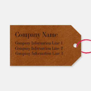 Rough Leather Look Product Price Tags Business