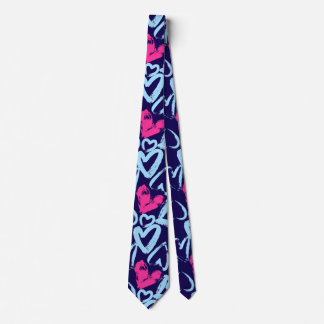 Rough Love.DBlue BG Tie