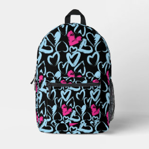 Rough Love Printed Backpack