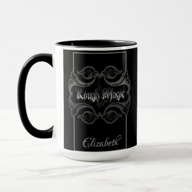 Rough Magic Personalised  Mug (Left)