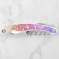Rough mosaic orange to red and lilac, and sparkle