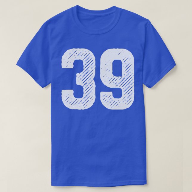 Rough Number 39 1 T-Shirt (Design Front)