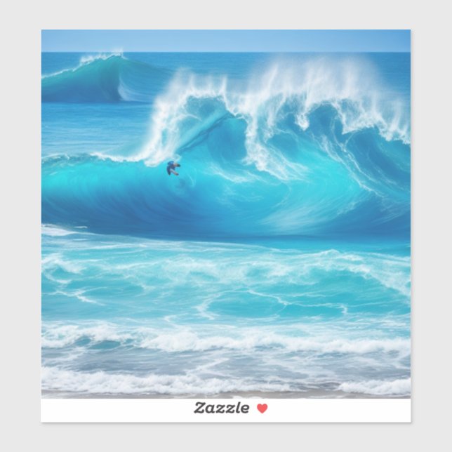 Rough Ocean Blue Waves (Sheet)