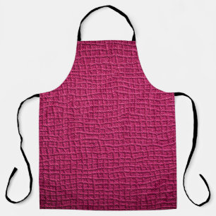 Rough pink leather apron