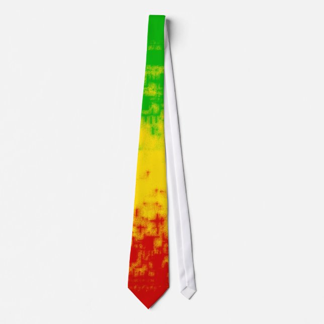 Rough Rasta Design Tie (Front)