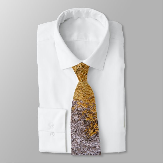 Rough Raw Beton Grey Yellow Construction Wall Tie (Tied)