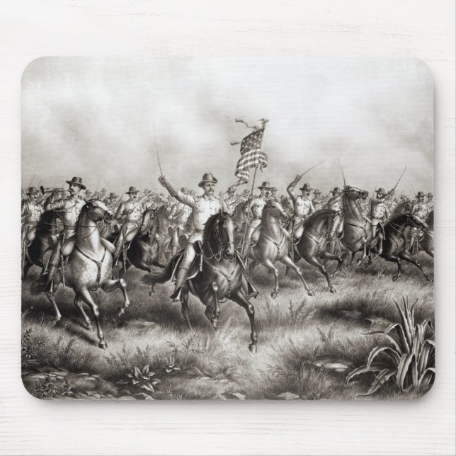 Rough Riders: Colonel Theodore Roosevelt Mouse Mat (Front)