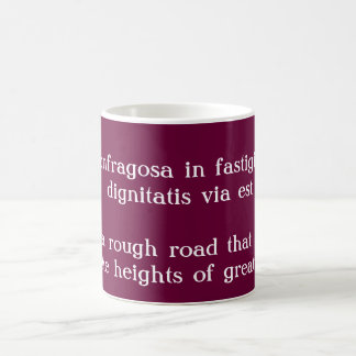 Rough road leads to greatness - Seneca quote Coffee Mug