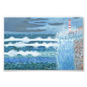 Rough Sea Photo Print