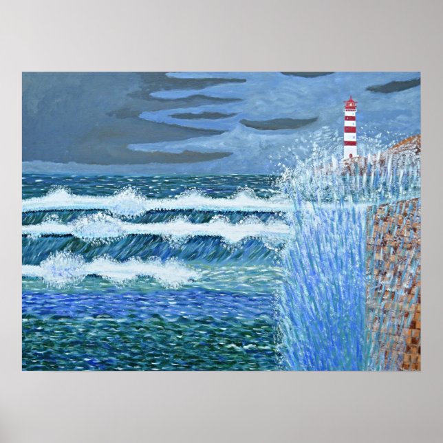 Rough sea po poster (Front)