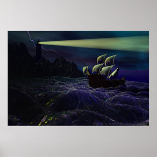 Rough Seas Poster By Michelle Wilder