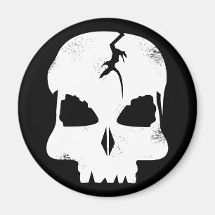 Rough Skull Captain Jack's Magnet
