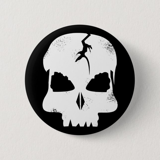 Rough Skull Captain Jack's Pin (Front)