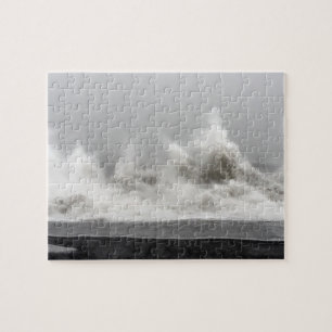 Rough Winter Storm Ocean Jigsaw Puzzle